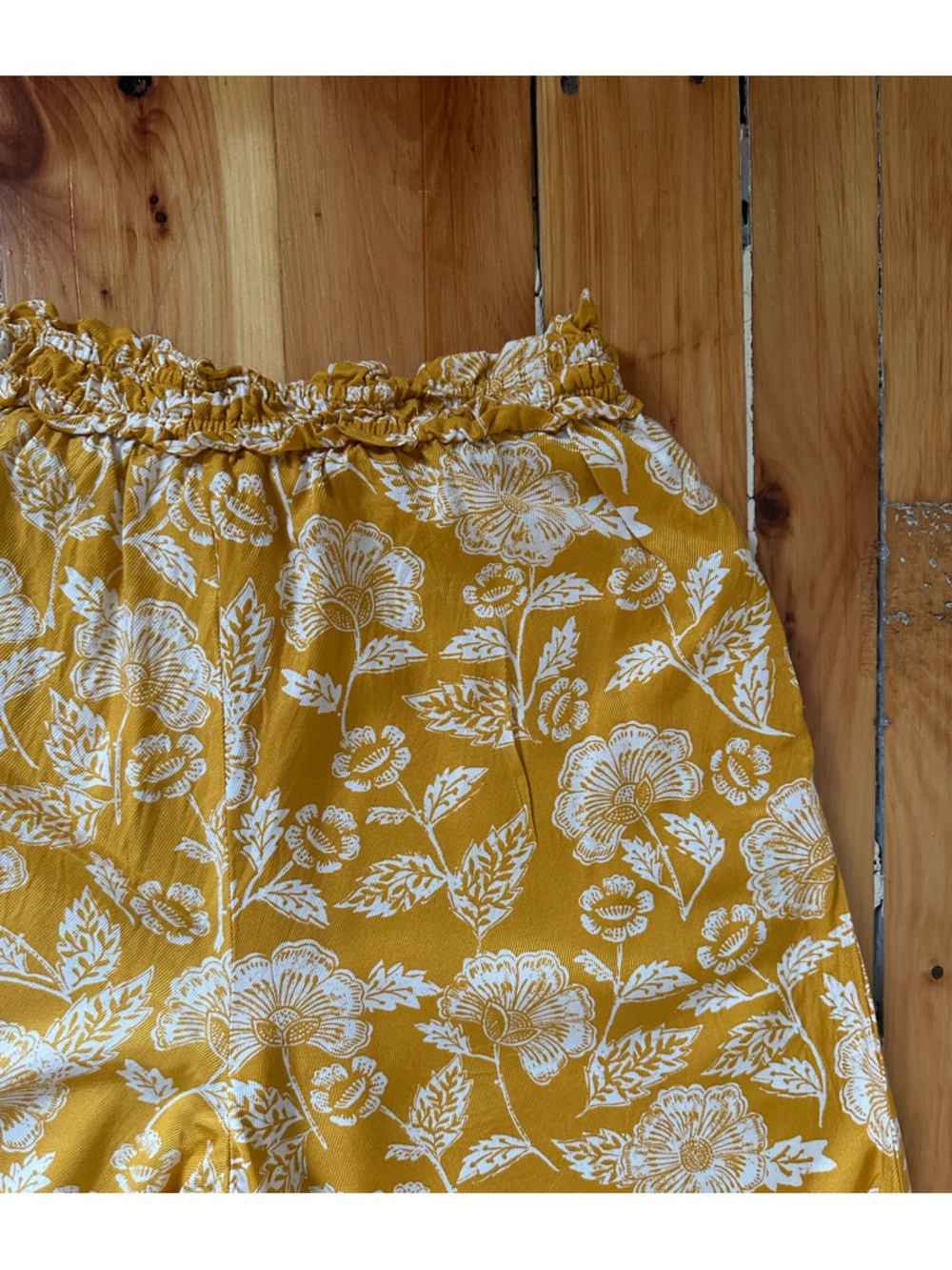 Anthropologie Silky Floral Pants - XS Tall - Picture 6 of 7